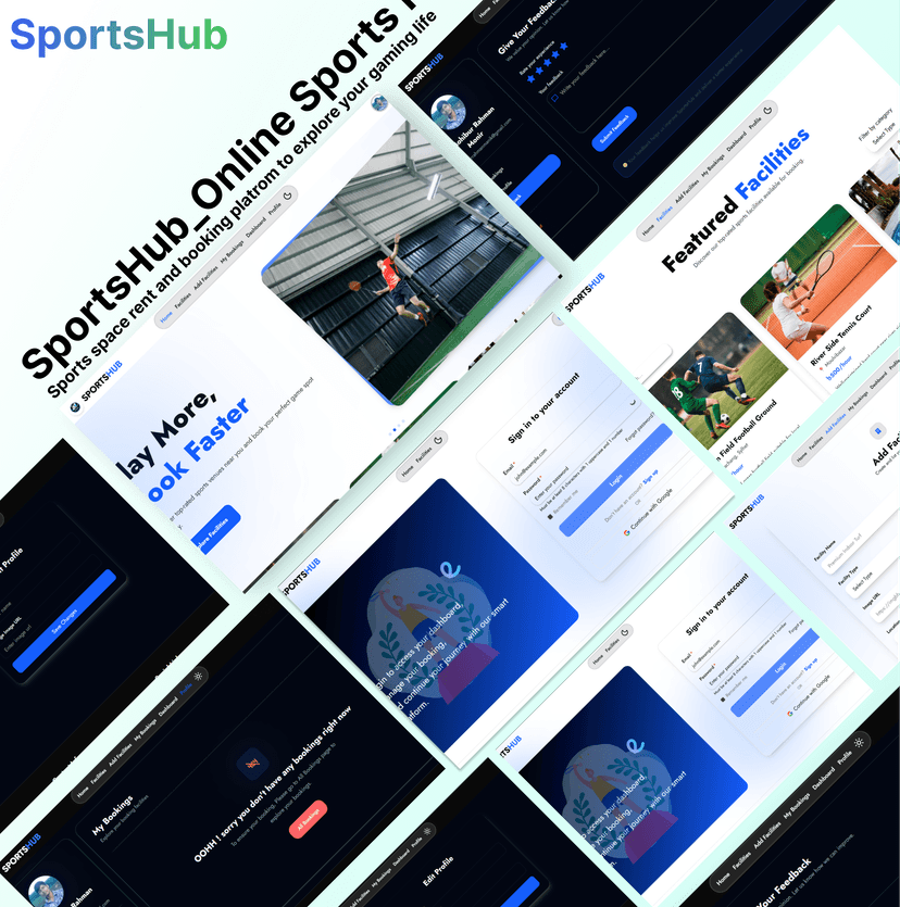SportsHub Booking platform